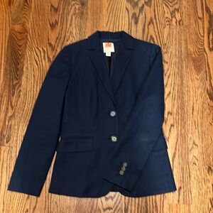 Size 0/JCrew Navy Suiting Blazer